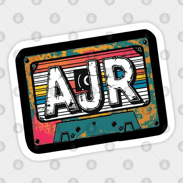 Ajr Cassette Disterssed Sticker by thestaroflove